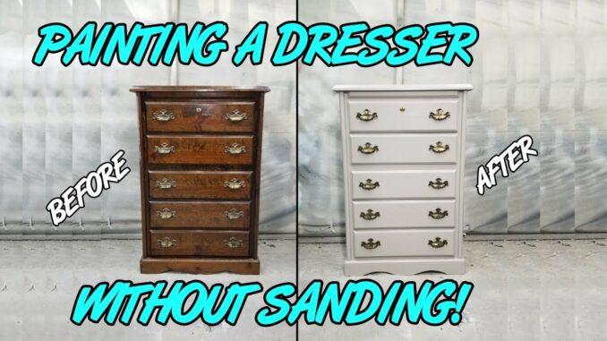 Ways To Paint Furniture Without Sanding, How To Spray Paint Wood Furniture Without Sanding